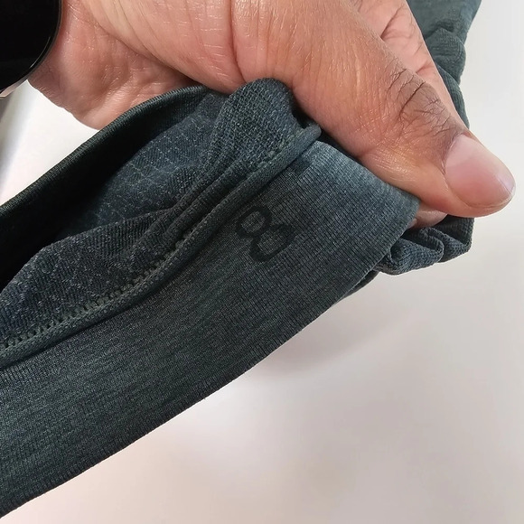 Lululemon Activewear Flow & Go Crop Deep Green Size 8 - Picture 9 of 11